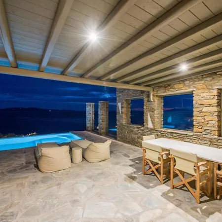 Вилла Vathi Bleu Private Панормос