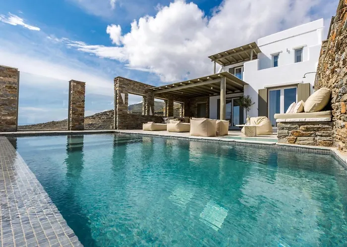 Vathi Bleu Private Villa Pánormos